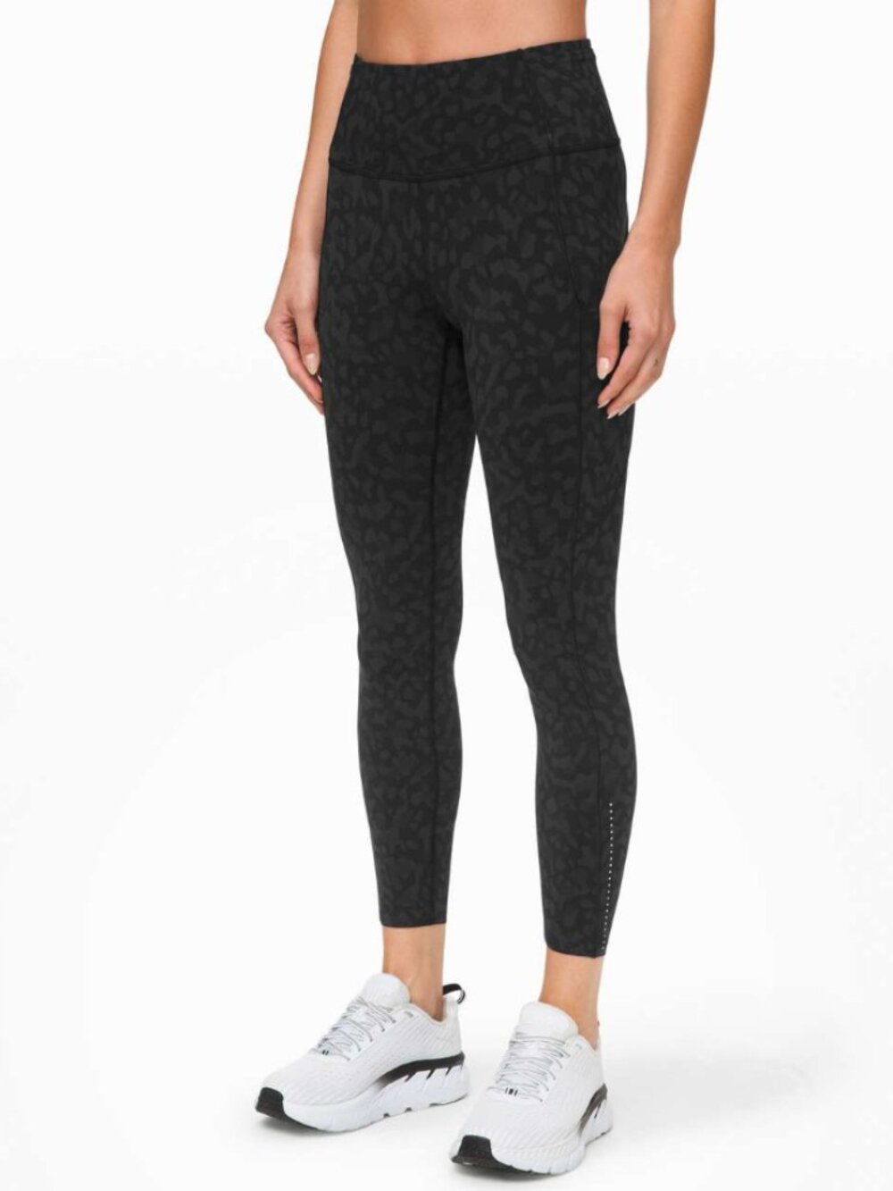 🔥 GUC Lululemon Fast and Free Tight II 25" :: Camo Deep Coal :: Size 6 🔥